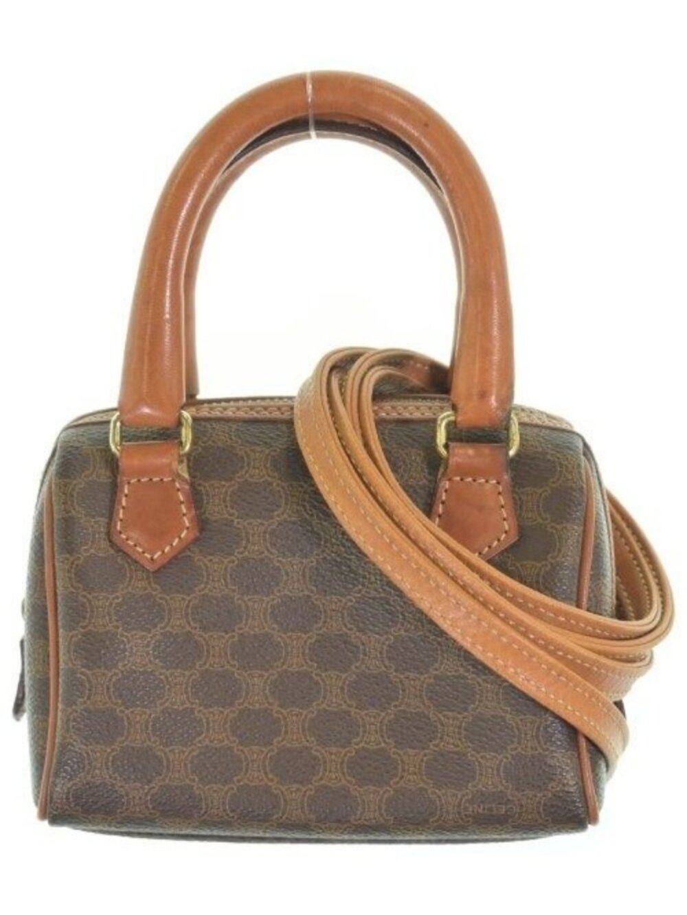 Celine Handle Handbag Brown